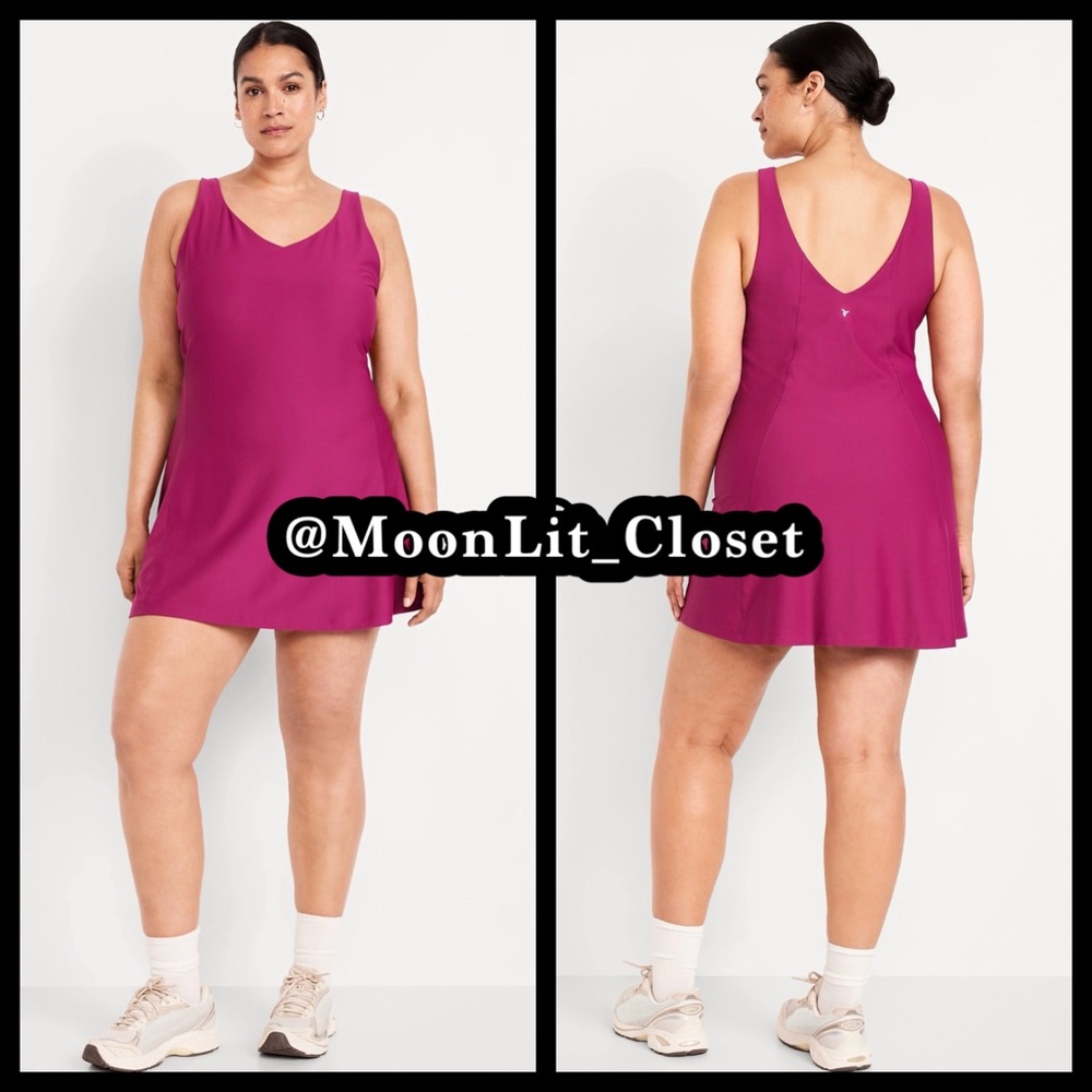 •• Old Navy PowerSoft Athletic Dress Size XL Color: “Magenta Lacquer”